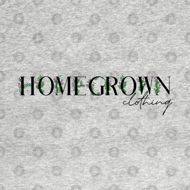 Homegrown Floral Wrap Font by HomegrownClothing